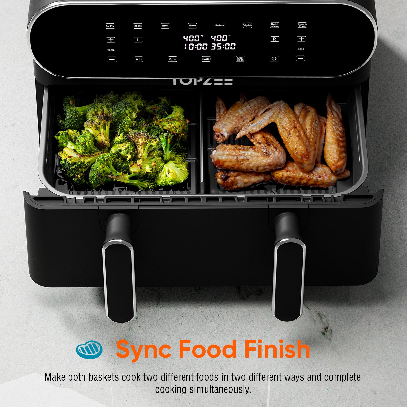 Topzee EasyCook Famliy Air Fryer