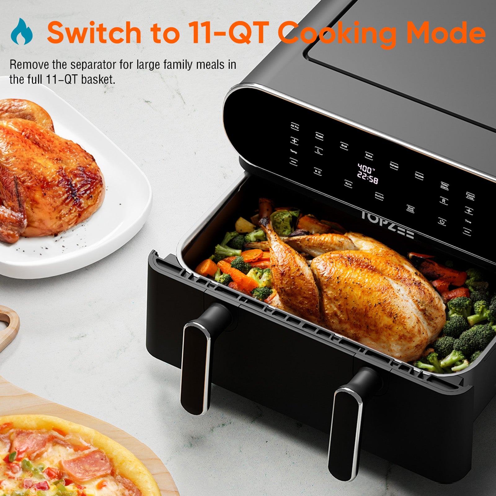 Topzee EasyCook Famliy Air Fryer