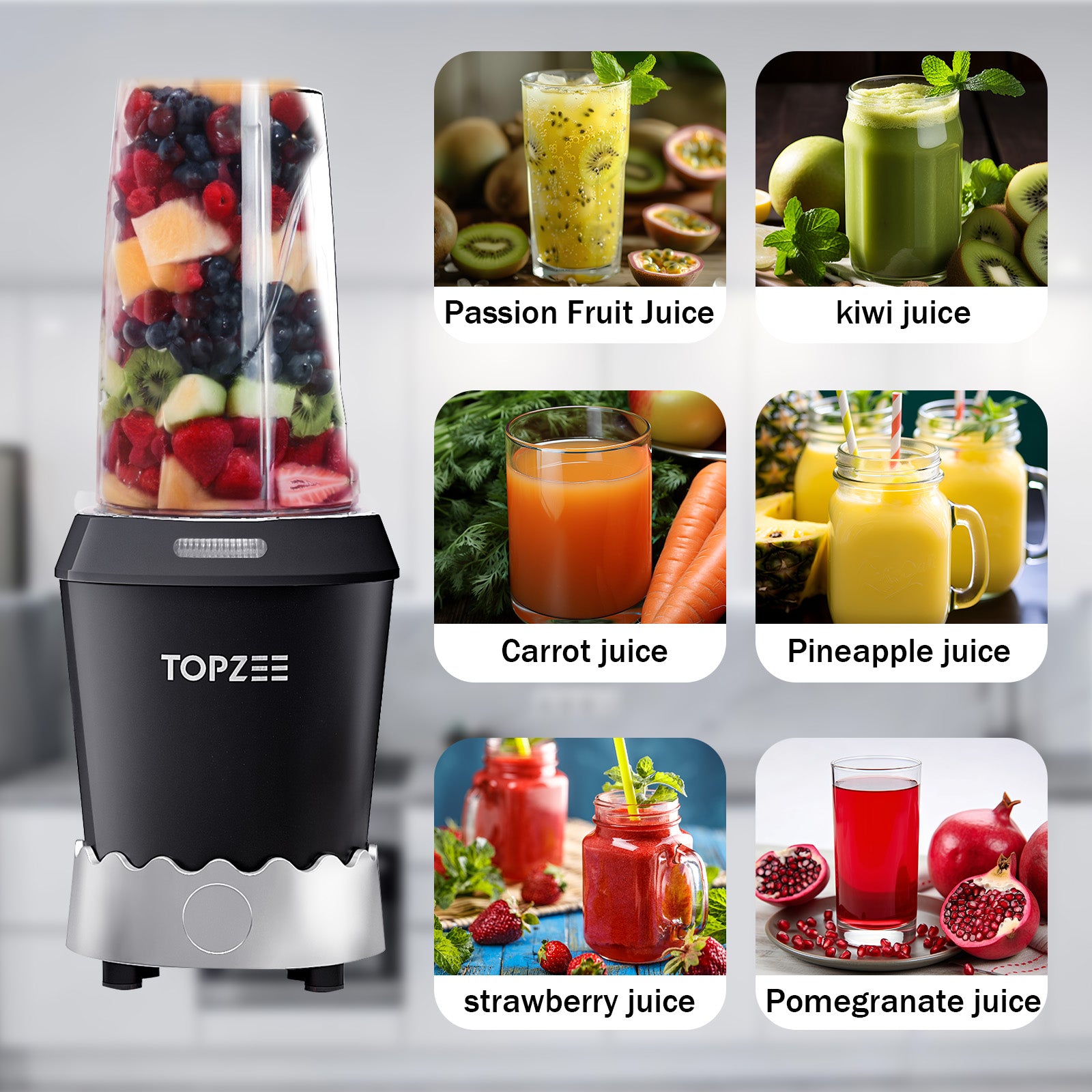 Topzee EasyGo Smoothies Blender